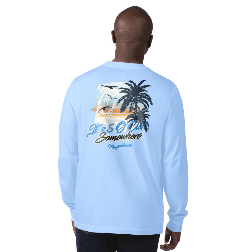 Tennessee Titans Margaritaville It's Five O'Clock Somewhere Long Sleeve T-Shirt Light Blue