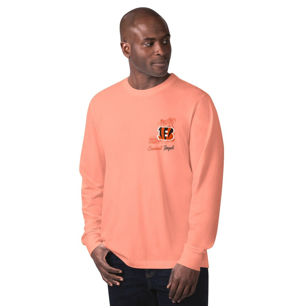 Cincinnati Bengals Margaritaville It's Five O'Clock Somewhere Long Sleeve T-Shirt Orange