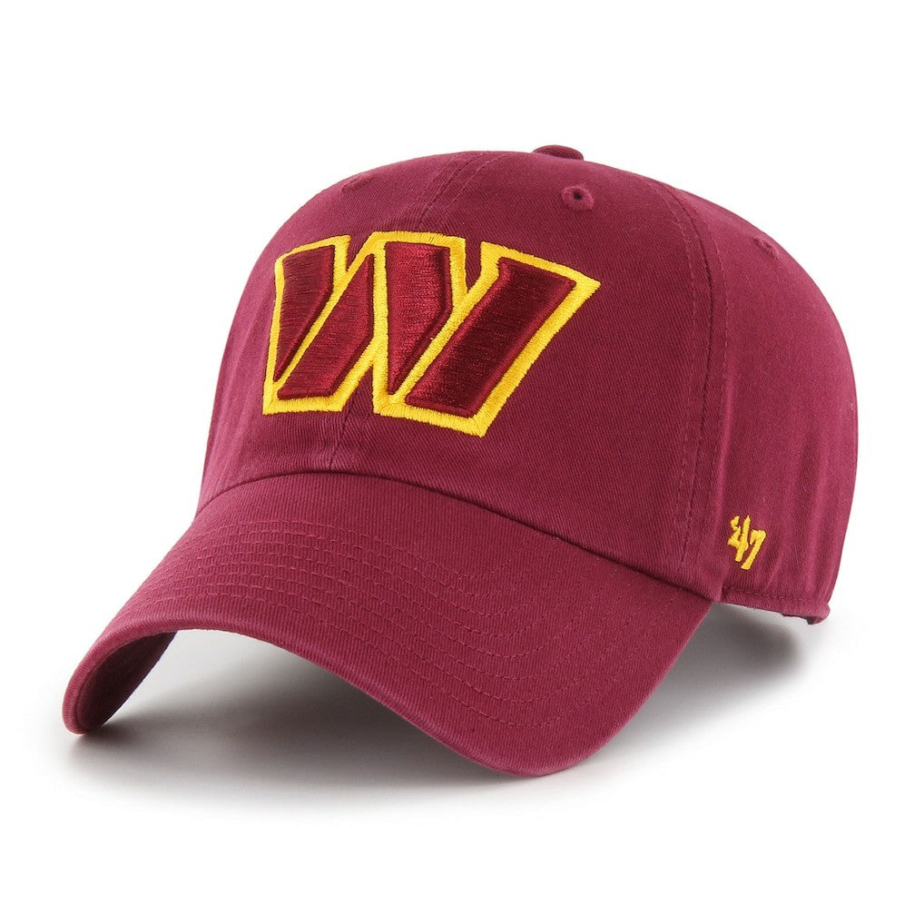 47 brand Washington Commanders '47 Cleanup Adjustable Hat Burgundy