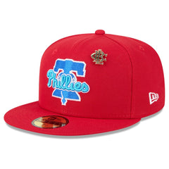 Philadelphia Phillies New Era 2025 Big League Chew 59FIFTY Fitted Hat - Red - New Era Lifestyle