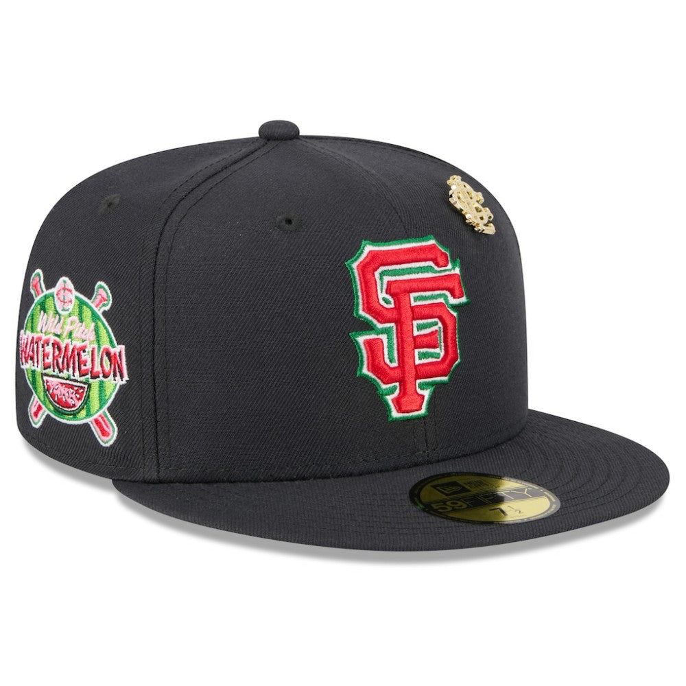San Francisco Giants New Era 2025 Big League Chew 59FIFTY Fitted Hat - Black - New Era Sale
