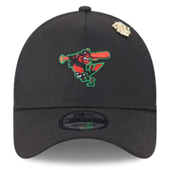 Baltimore Orioles New Era 2025 Big League Chew A-Frame 9FORTY Adjustable Trucker Hat - Black - New Era Sale