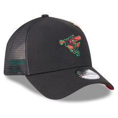 Baltimore Orioles New Era 2025 Big League Chew A-Frame 9FORTY Adjustable Trucker Hat - Black - New Era Sale