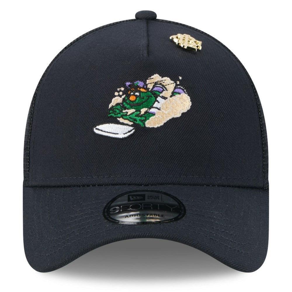 Boston Red Sox New Era 2025 Big League Chew A-Frame 9FORTY Adjustable Trucker Hat - Navy - New Era Online