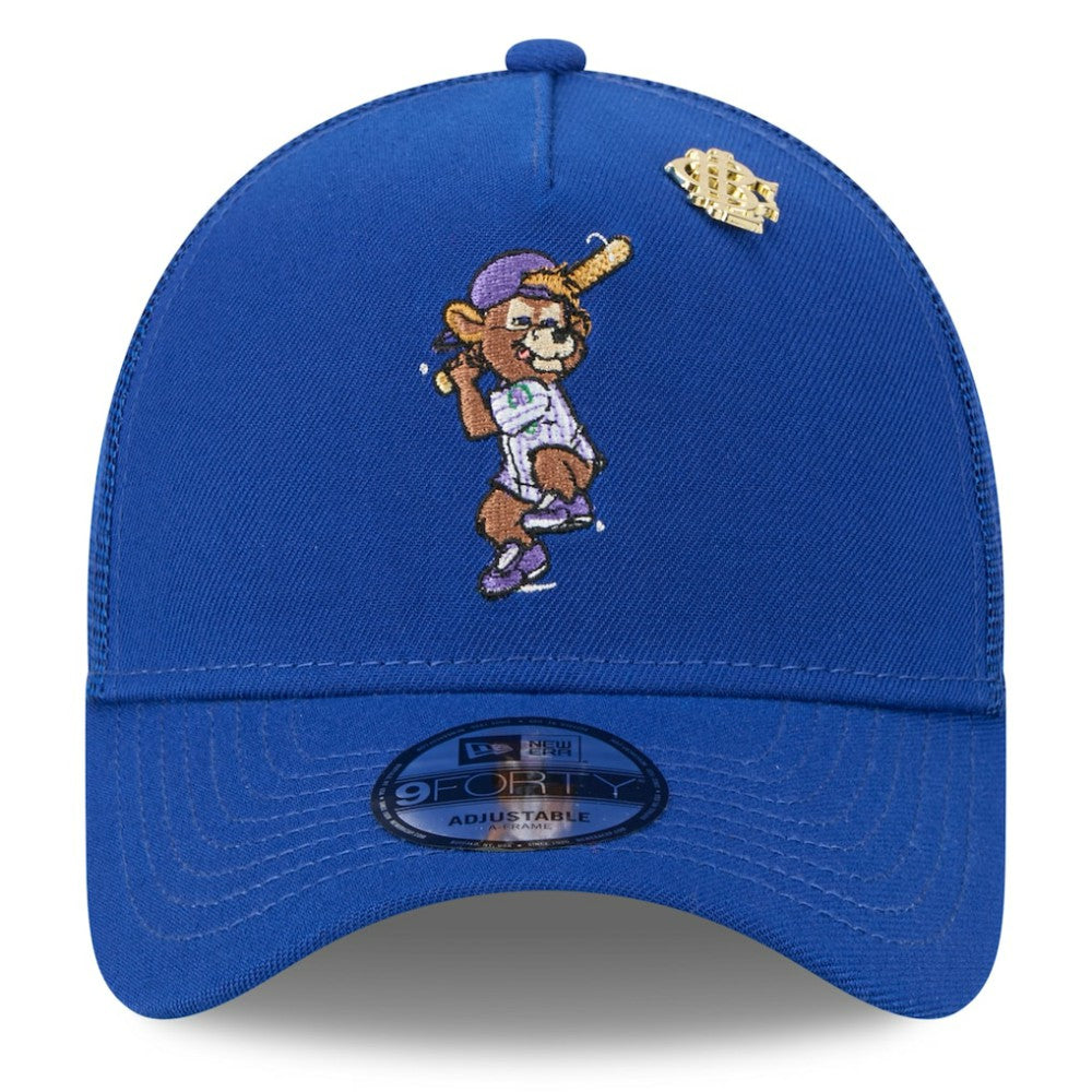 Chicago Cubs New Era 2025 Big League Chew A-Frame 9FORTY Adjustable Trucker Hat - Royal - New Era Lifestyle