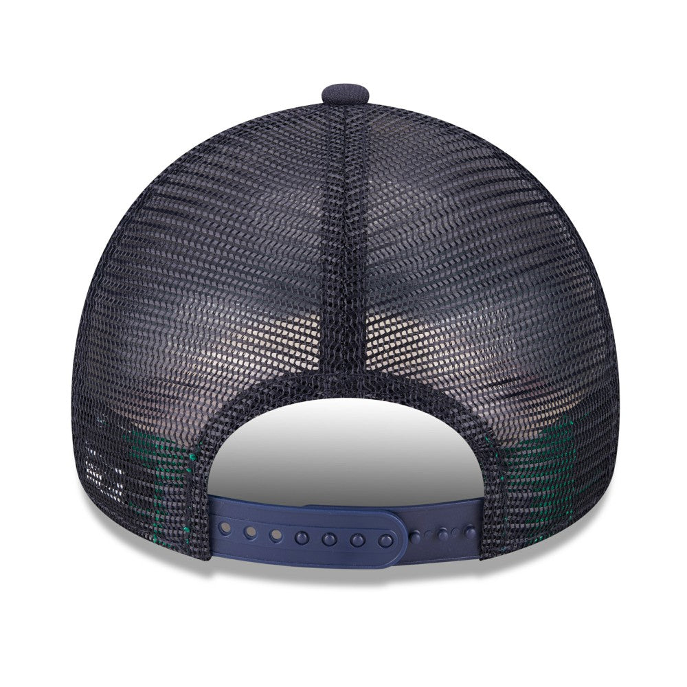 Cleveland Guardians New Era 2025 Big League Chew A-Frame 9FORTY Adjustable Trucker Hat - Navy - New Era Lifestyle