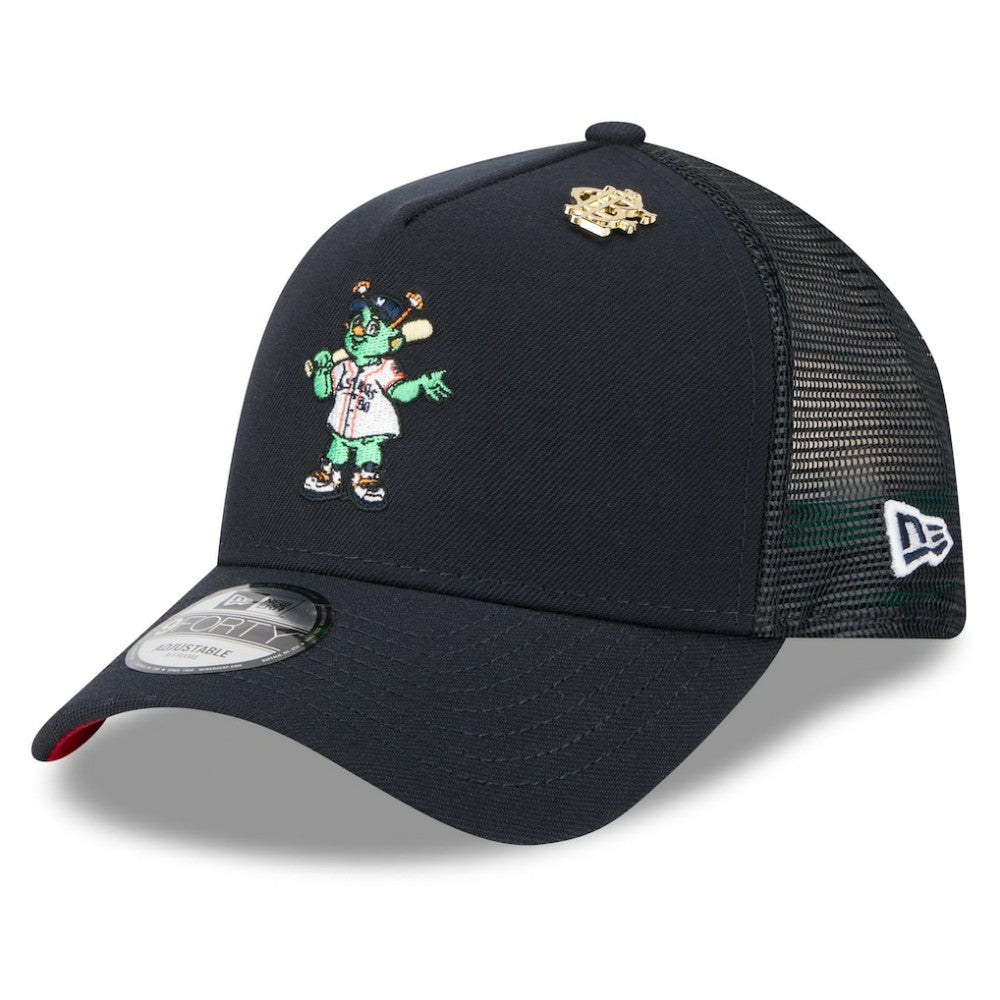 Houston Astros New Era 2025 Big League Chew A-Frame 9FORTY Adjustable Trucker Hat - Navy - New Era Online