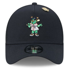 Houston Astros New Era 2025 Big League Chew A-Frame 9FORTY Adjustable Trucker Hat - Navy - New Era Online
