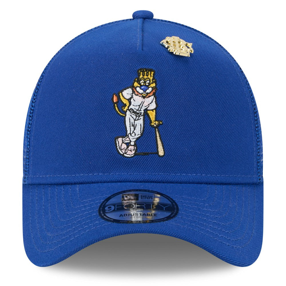 Kansas City Royals New Era 2025 Big League Chew A-Frame 9FORTY Adjustable Trucker Hat - Royal - New Era on Sale