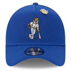 Kansas City Royals New Era 2025 Big League Chew A-Frame 9FORTY Adjustable Trucker Hat - Royal - New Era on Sale