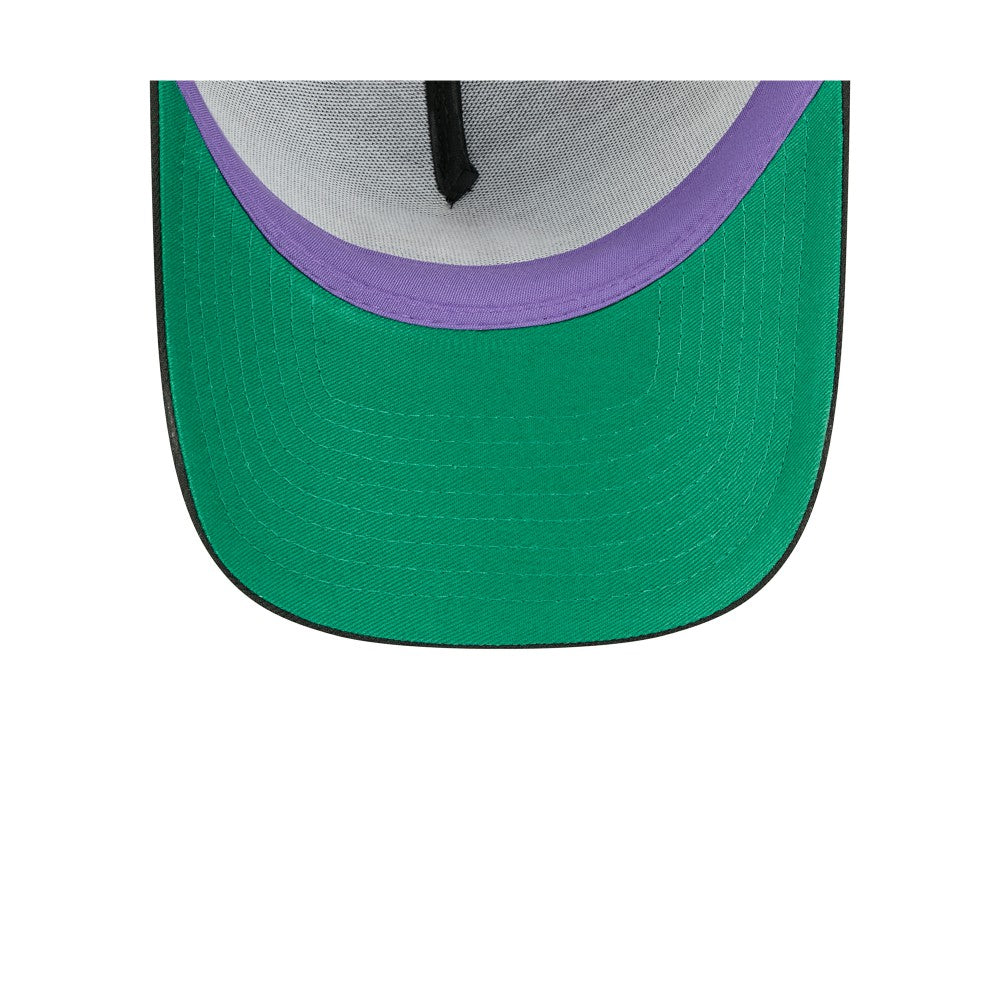 Miami Marlins New Era 2025 Big League Chew A-Frame 9FORTY Adjustable Trucker Hat - Black - New Era Sale