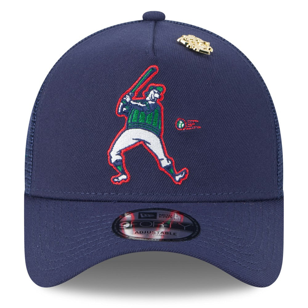 Milwaukee Brewers New Era 2025 Big League Chew A-Frame 9FORTY Adjustable Trucker Hat - Navy - New Era Sale