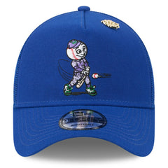 New York Mets New Era 2025 Big League Chew A-Frame 9FORTY Adjustable Trucker Hat - Royal - New Era Lifestyle