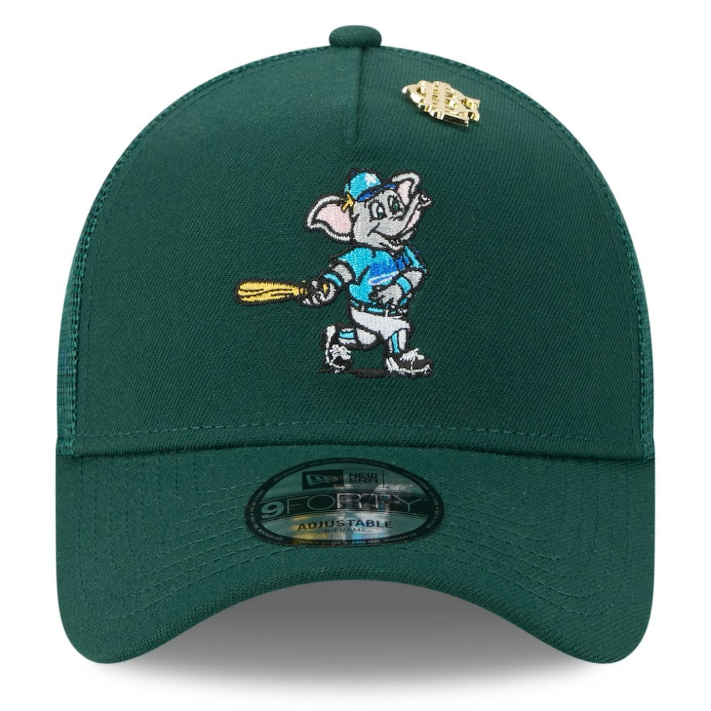 Athletics New Era 2025 Big League Chew A-Frame 9FORTY Adjustable Trucker Hat - Green - New Era Lifestyle