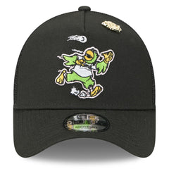 Pittsburgh Pirates New Era 2025 Big League Chew A-Frame 9FORTY Adjustable Trucker Hat - Black - New Era Sale