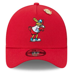 St. Louis Cardinals New Era 2025 Big League Chew A-Frame 9FORTY Adjustable Trucker Hat - Red - New Era on Sale