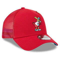 St. Louis Cardinals New Era 2025 Big League Chew A-Frame 9FORTY Adjustable Trucker Hat - Red - New Era on Sale