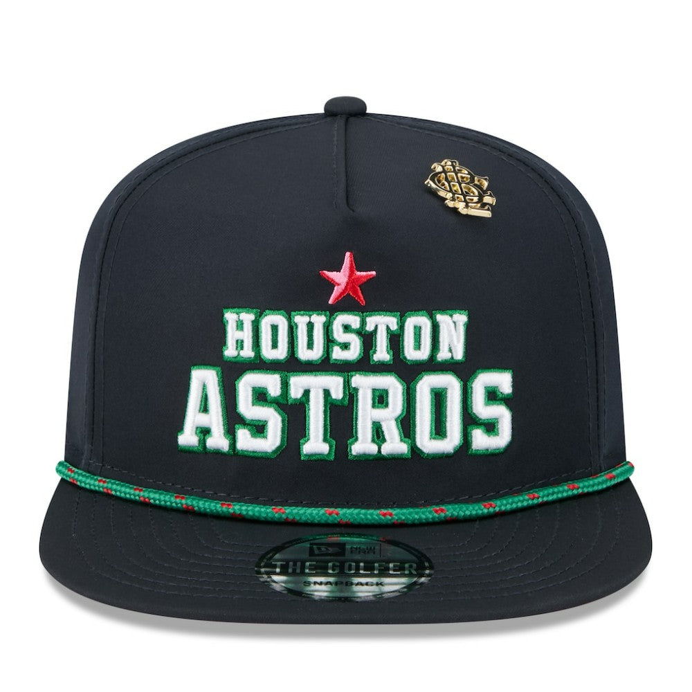 Houston Astros New Era 2025 Big League Chew Golfer Snapback Hat - Navy - New Era Sale