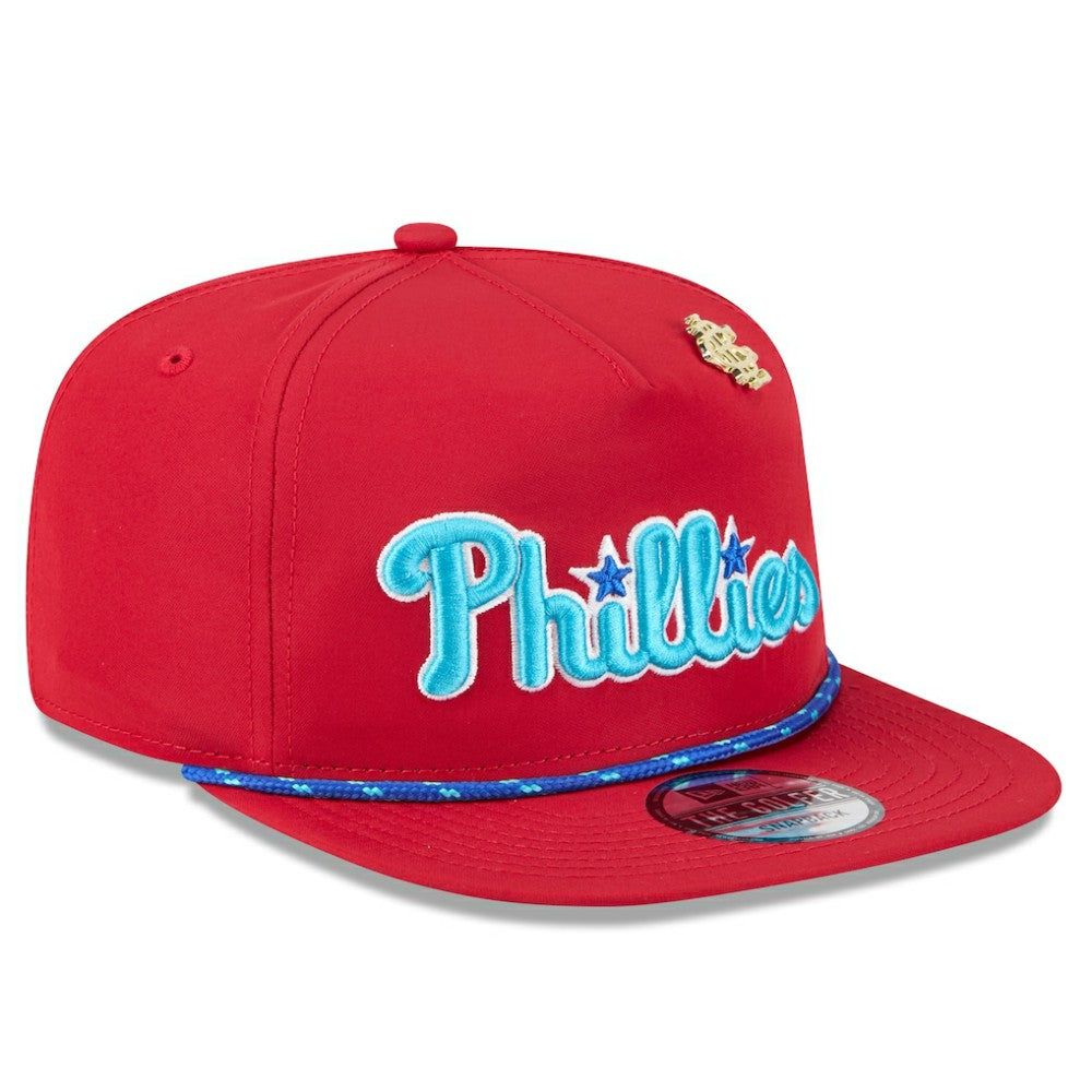 Philadelphia Phillies New Era 2025 Big League Chew Golfer Snapback Hat - Red - New Era on Sale