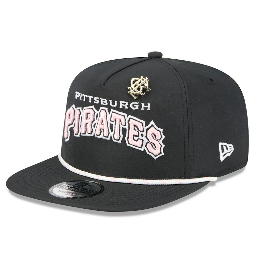 Pittsburgh Pirates New Era 2025 Big League Chew Golfer Snapback Hat - Black - New Era Sale
