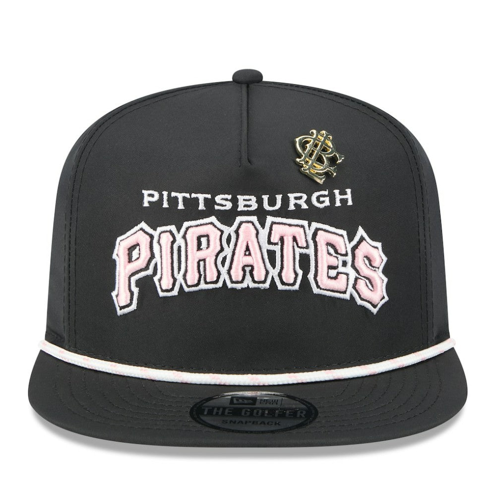 Pittsburgh Pirates New Era 2025 Big League Chew Golfer Snapback Hat - Black - New Era Sale