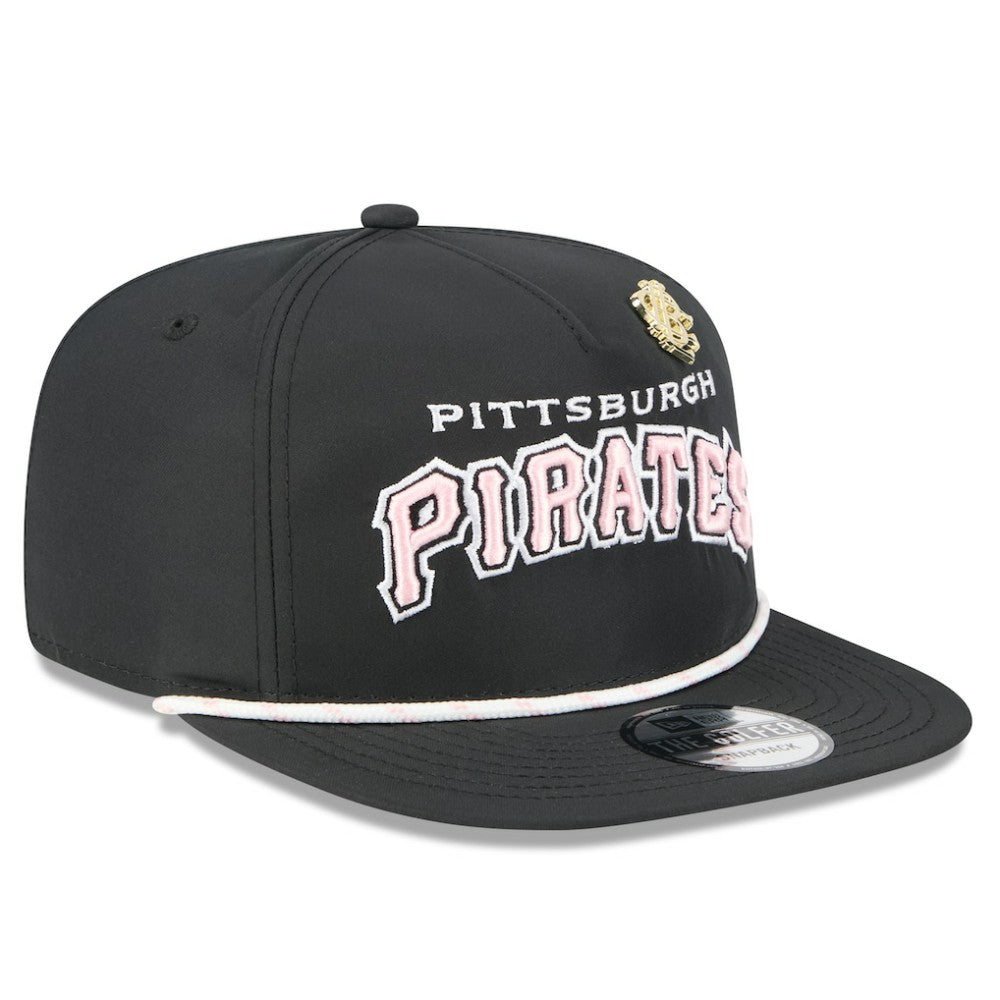 Pittsburgh Pirates New Era 2025 Big League Chew Golfer Snapback Hat - Black - New Era Sale