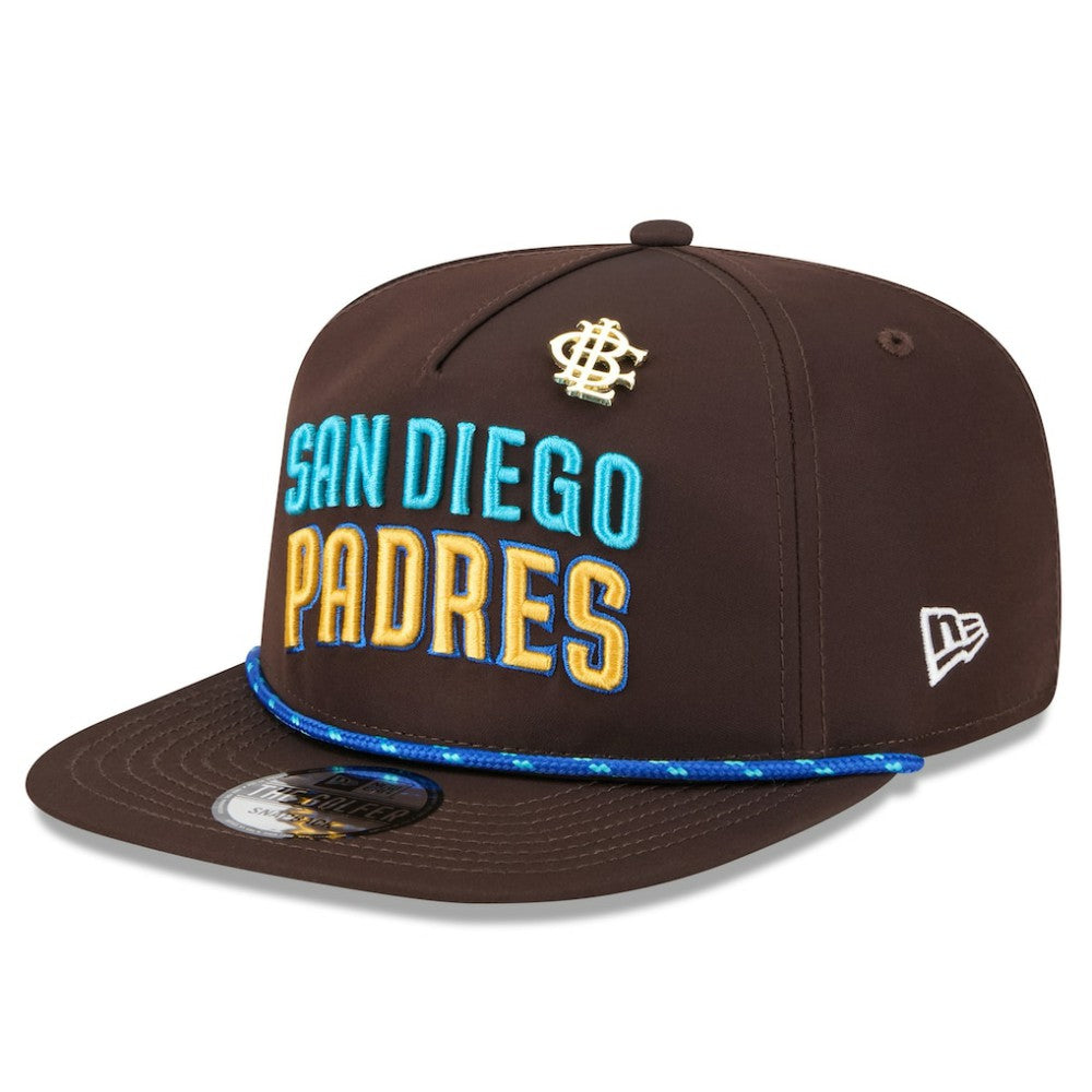 San Diego Padres New Era 2025 Big League Chew Golfer Snapback Hat - Brown - New Era Sale