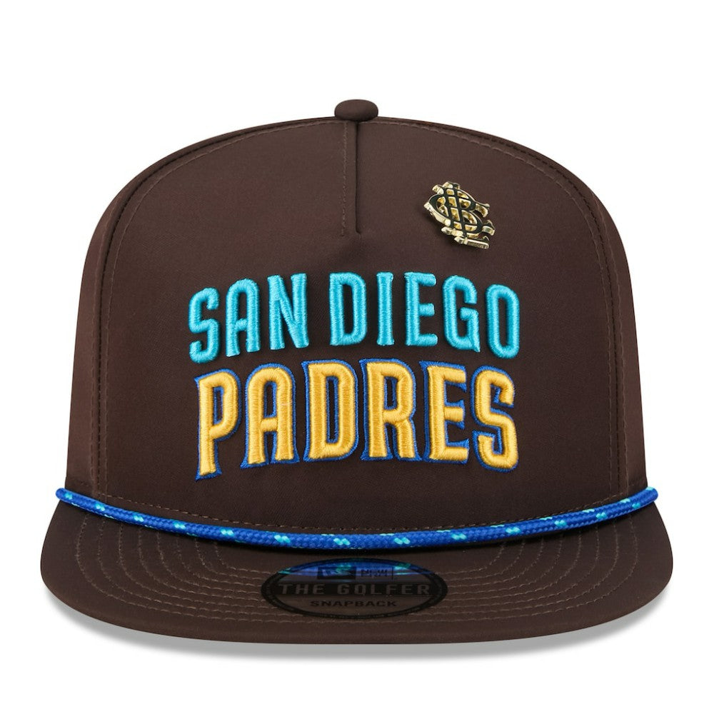 San Diego Padres New Era 2025 Big League Chew Golfer Snapback Hat - Brown - New Era Sale