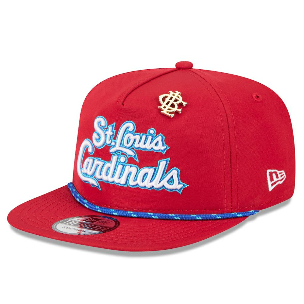 St. Louis Cardinals New Era 2025 Big League Chew Golfer Snapback Hat - Red - New Era Sale