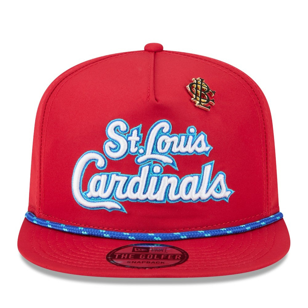 St. Louis Cardinals New Era 2025 Big League Chew Golfer Snapback Hat - Red - New Era Sale