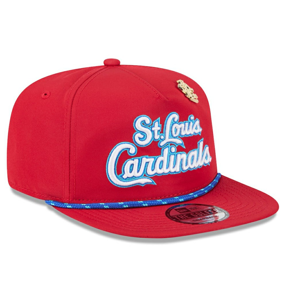 St. Louis Cardinals New Era 2025 Big League Chew Golfer Snapback Hat - Red - New Era Sale