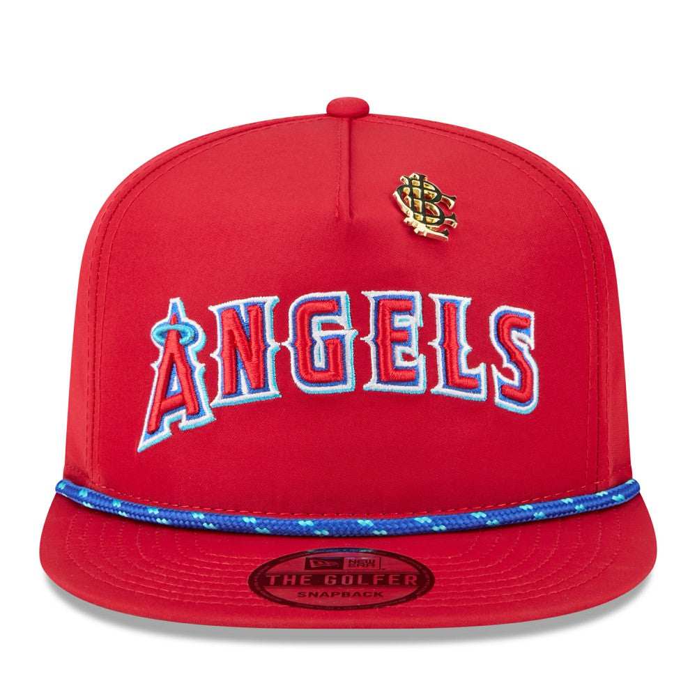 Los Angeles Angels New Era 2025 Big League Chew Golfer Snapback Hat - Red - New Era Discount