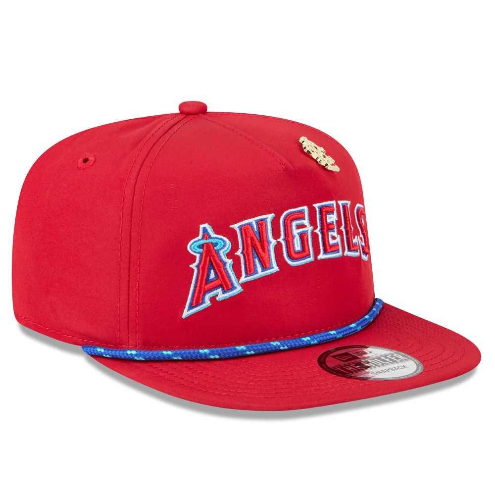 Los Angeles Angels New Era 2025 Big League Chew Golfer Snapback Hat - Red - New Era Discount