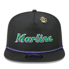 Miami Marlins New Era 2025 Big League Chew Golfer Snapback Hat - Black - New Era on Sale