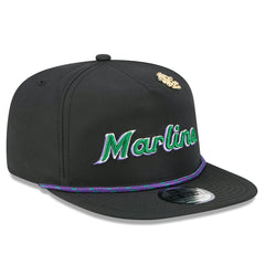 Miami Marlins New Era 2025 Big League Chew Golfer Snapback Hat - Black - New Era on Sale