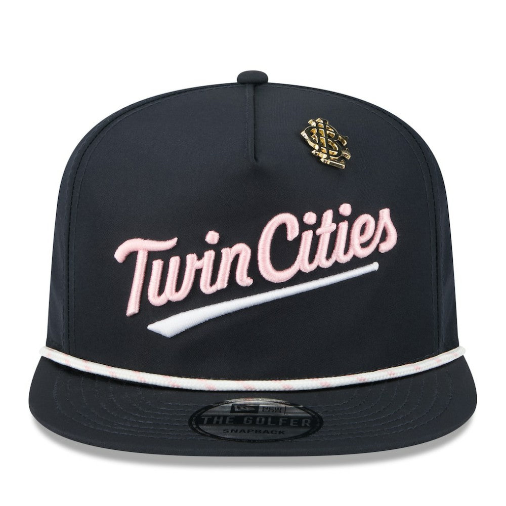 Minnesota Twins New Era 2025 Big League Chew Golfer Snapback Hat - Navy - New Era Online