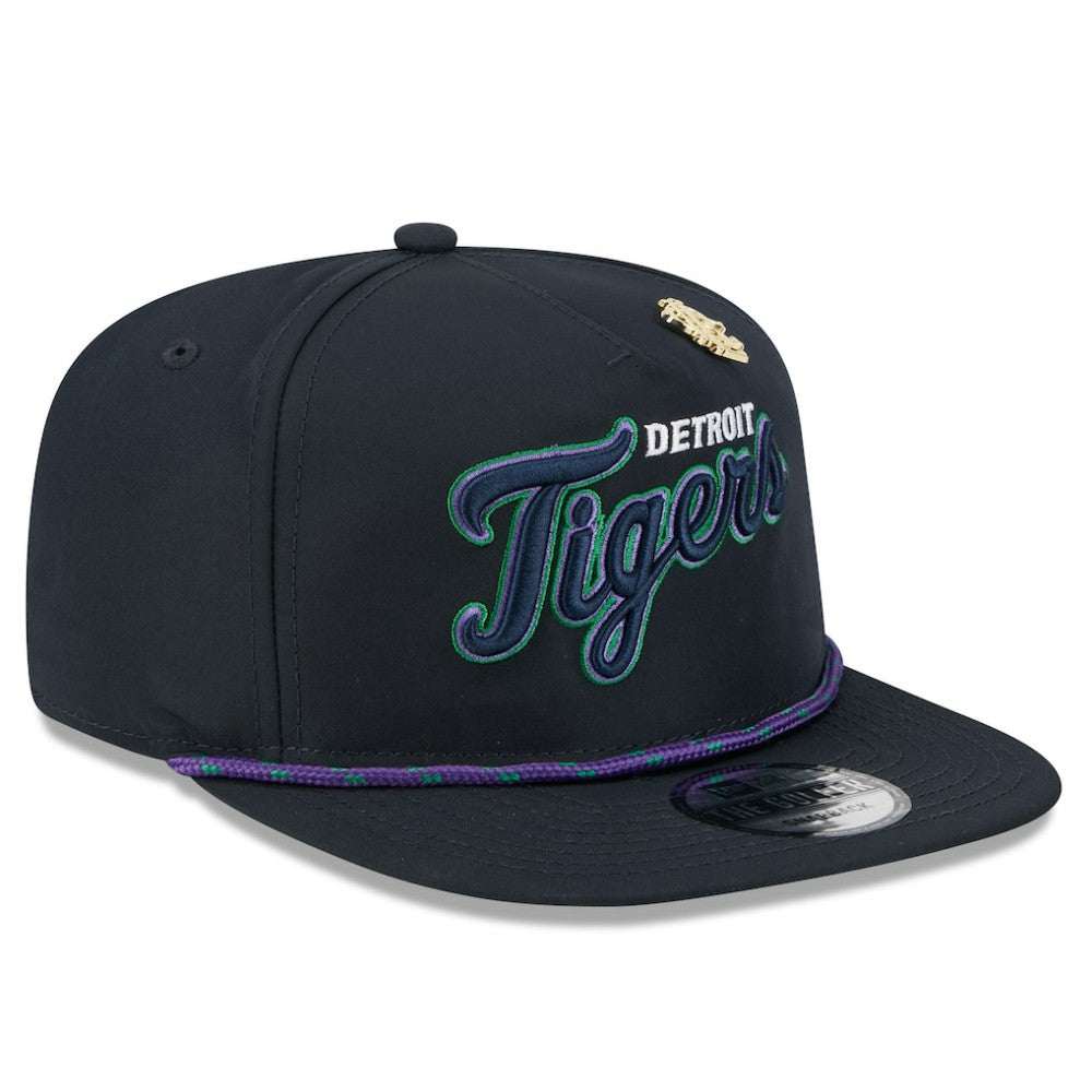 Detroit Tigers New Era 2025 Big League Chew Golfer Snapback Hat - Navy - New Era Online
