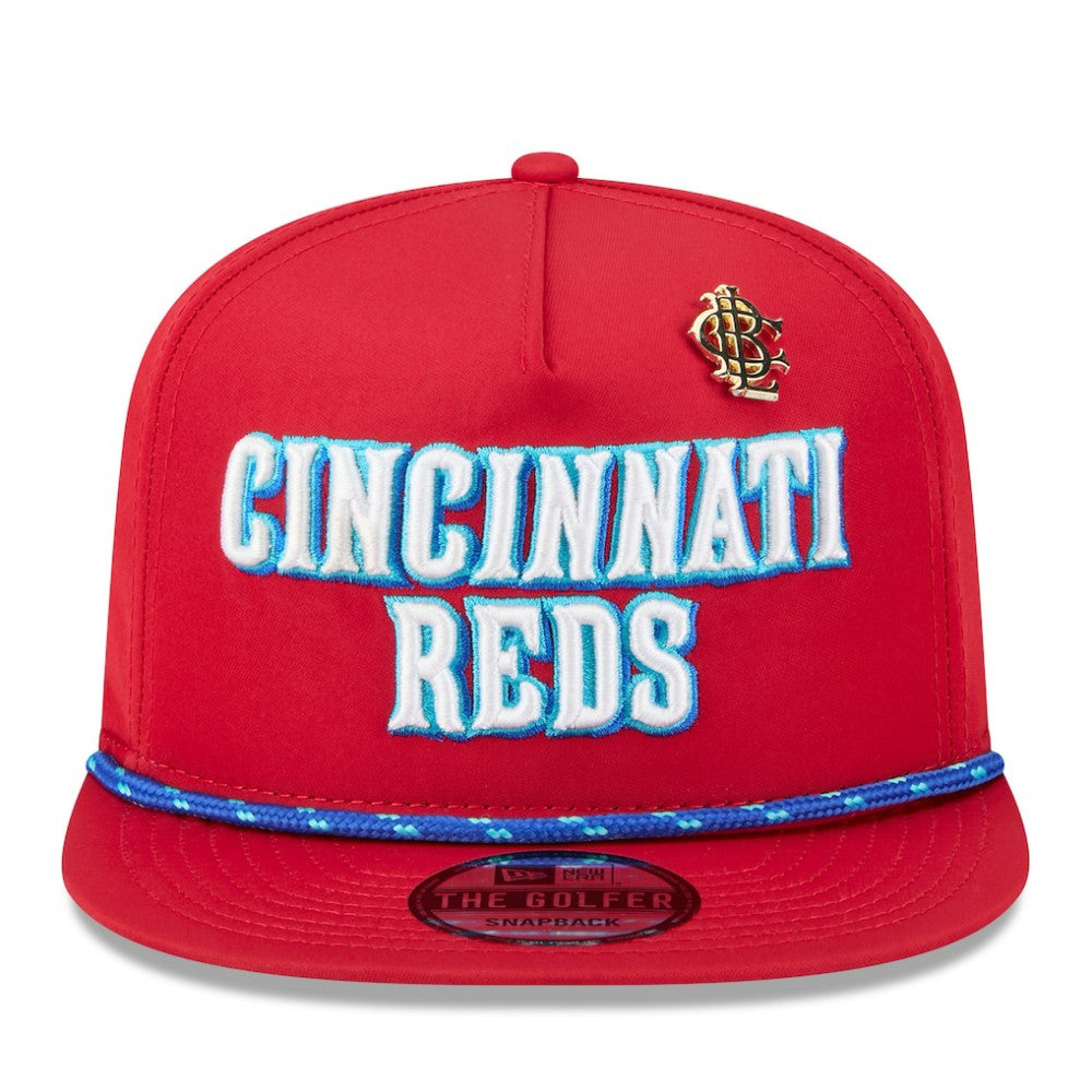 Cincinnati Reds New Era 2025 Big League Chew Golfer Snapback Hat - Red - New Era Online