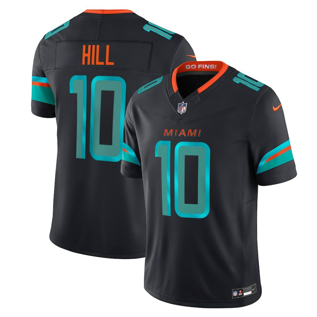 Nike Tyreek Hill Miami Dolphins 2025 Rivalries Collection Limited Jersey Pitch Blue