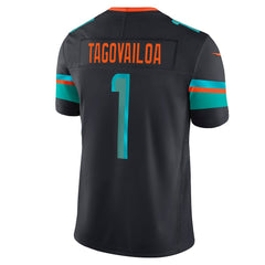 Nike Tua Tagovailoa Miami Dolphins 2025 Rivalries Collection Limited Jersey Pitch Blue