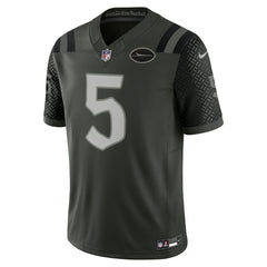 Nike Garrett Wilson New York Jets 2025 Rivalries Collection Limited Jersey Gotham Green