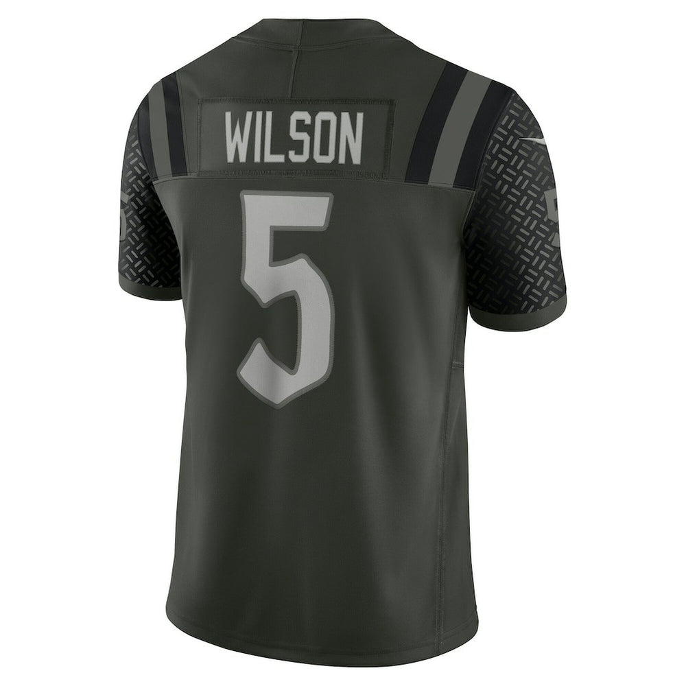 Nike Garrett Wilson New York Jets 2025 Rivalries Collection Limited Jersey Gotham Green
