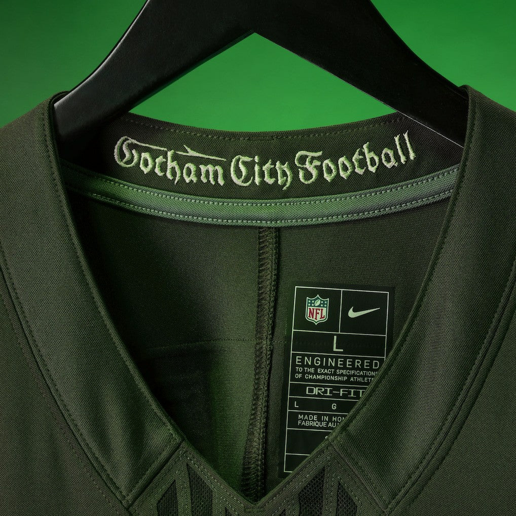 Nike Garrett Wilson New York Jets 2025 Rivalries Collection Limited Jersey Gotham Green