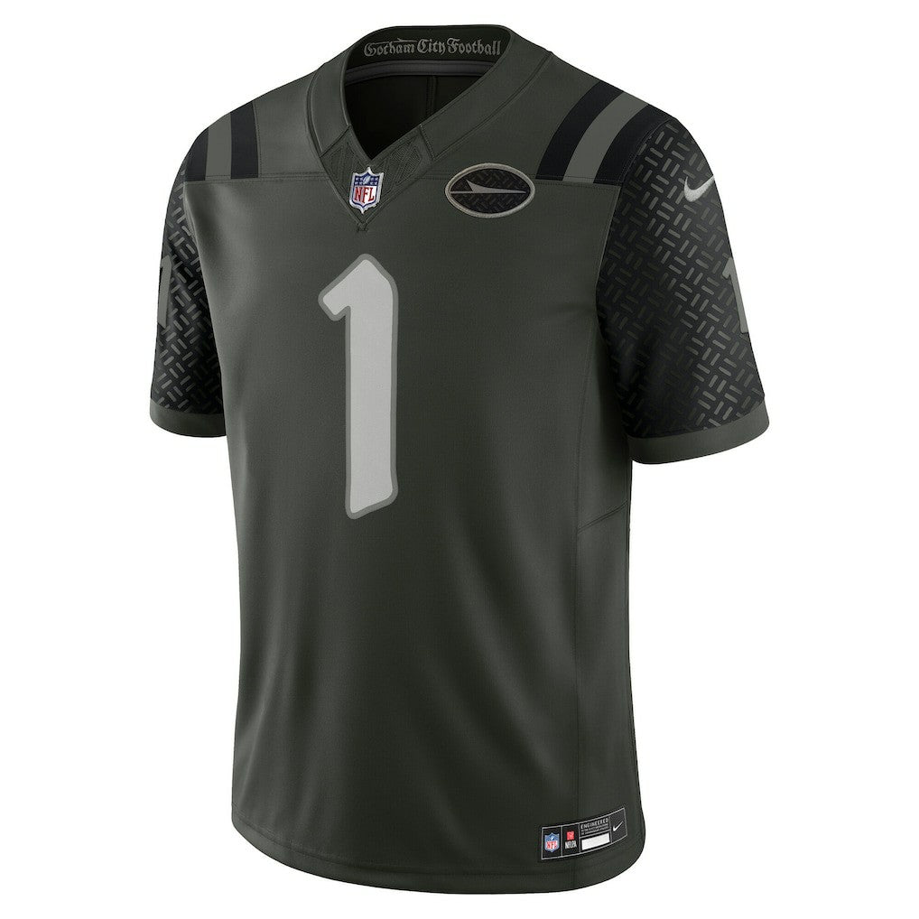 Nike Ahmad Sauce Gardner New York Jets 2025 Rivalries Collection Limited Jersey Gotham Green