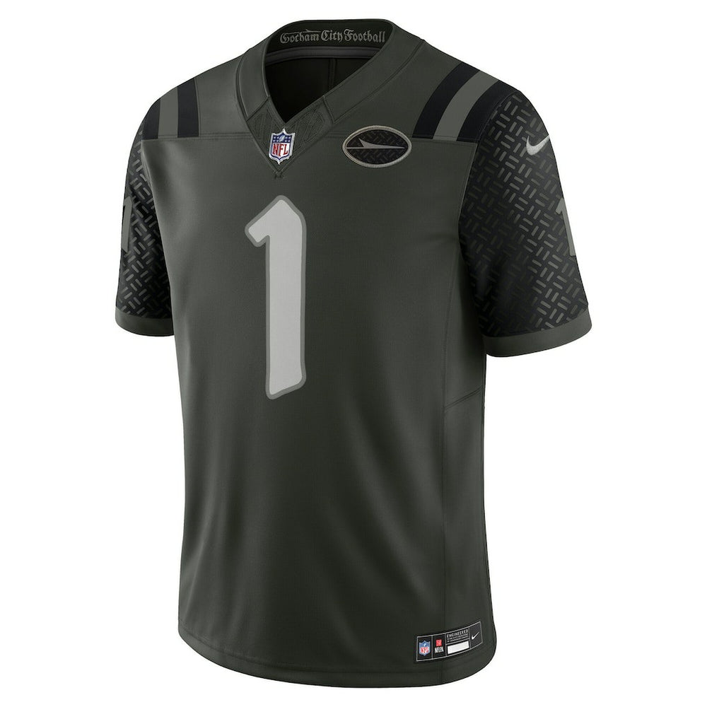 Nike Ahmad Sauce Gardner New York Jets 2025 Rivalries Collection Limited Jersey Gotham Green