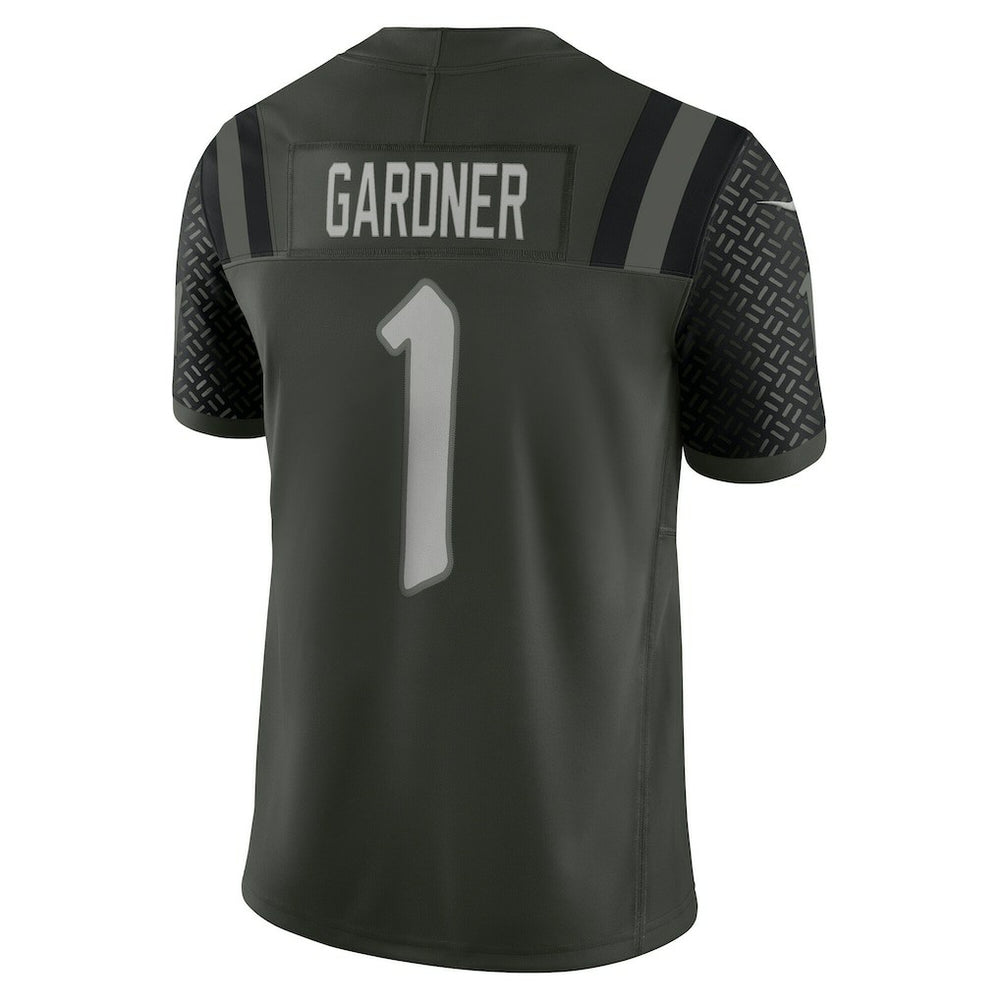 Nike Ahmad Sauce Gardner New York Jets 2025 Rivalries Collection Limited Jersey Gotham Green