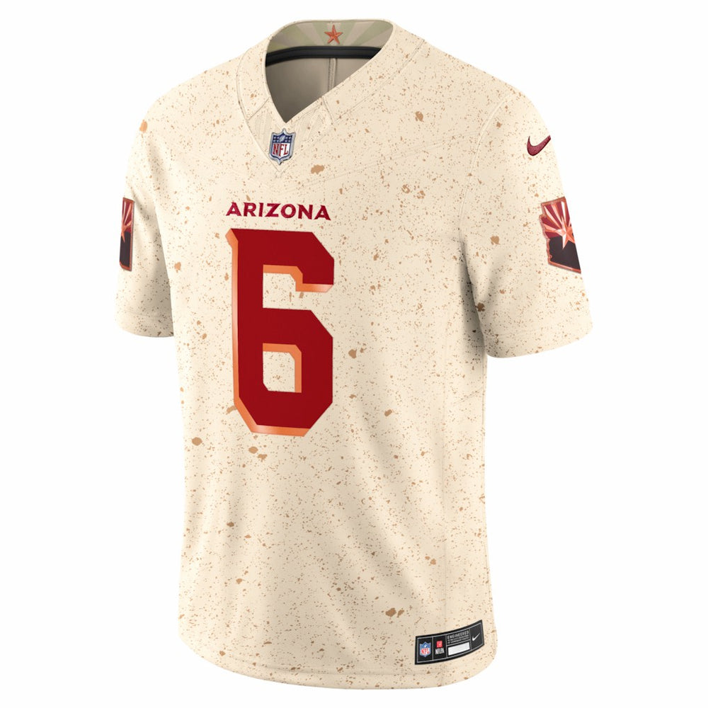 Nike James Conner Arizona Cardinals 2025 Rivalries Collection Limited Jersey Natural
