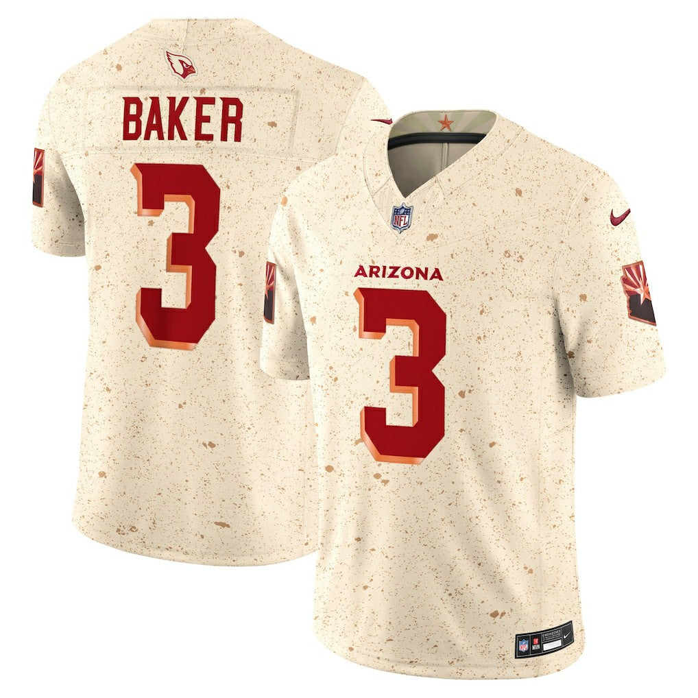 Nike Budda Baker Arizona Cardinals 2025 Rivalries Collection Limited Jersey Natural