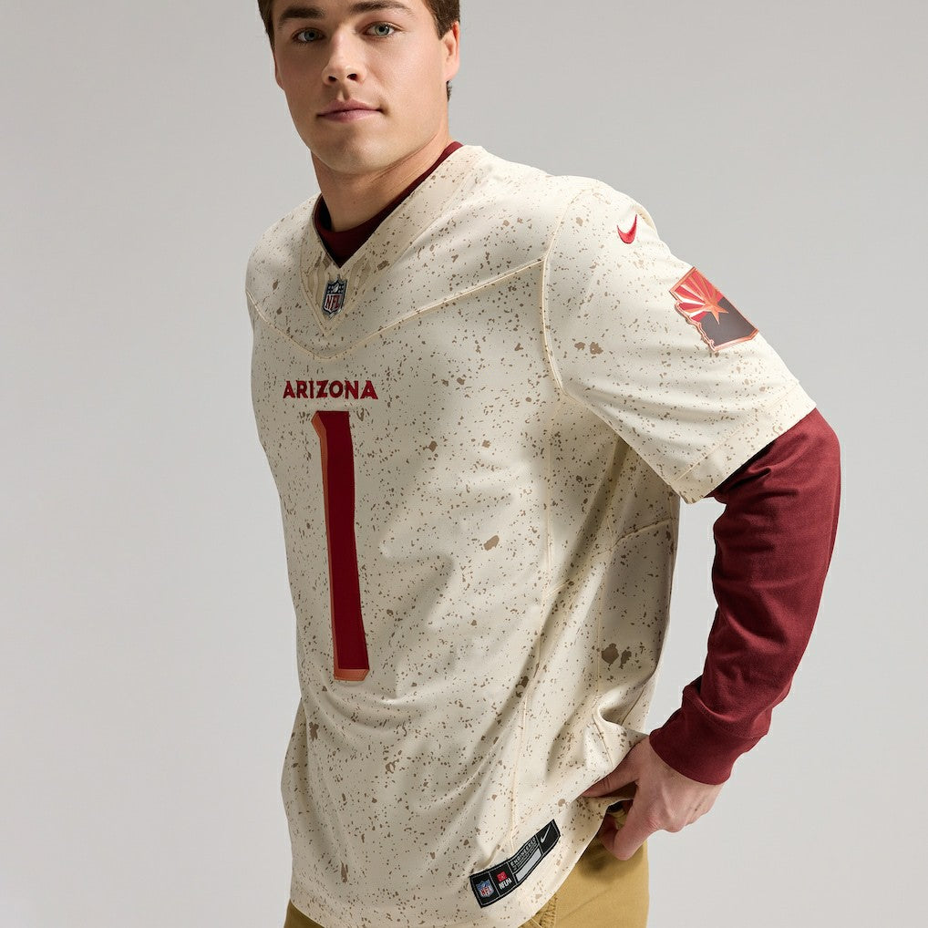 Nike Kyler Murray Arizona Cardinals 2025 Rivalries Collection Limited Jersey Natural