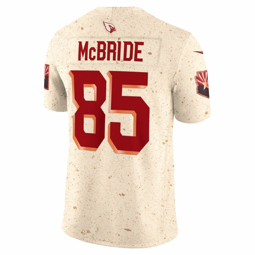 Nike Trey McBride Arizona Cardinals 2025 Rivalries Collection Limited Jersey Natural